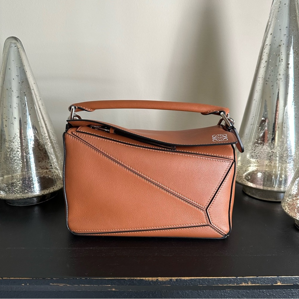 Loewe Small Tan Puzzle Bag